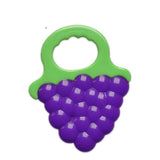 Toddlers Infants Baby Teething Toy Soft Silicone Fruit Teether Holder - Almoni Express