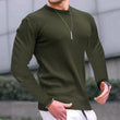 Trend Crew-neck Pullover Loose Knitted Long-sleeved Cotton Top - AL MONI EXPRESS