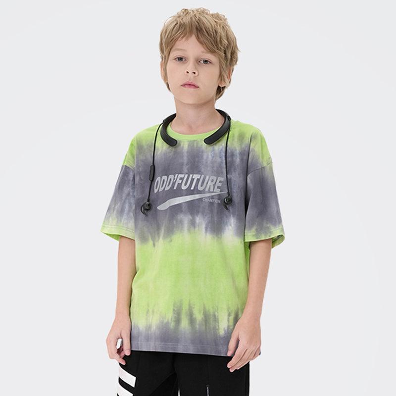 Trendy Brand Hip-Hop Loose T-Shirt In Big Kids - Almoni Express