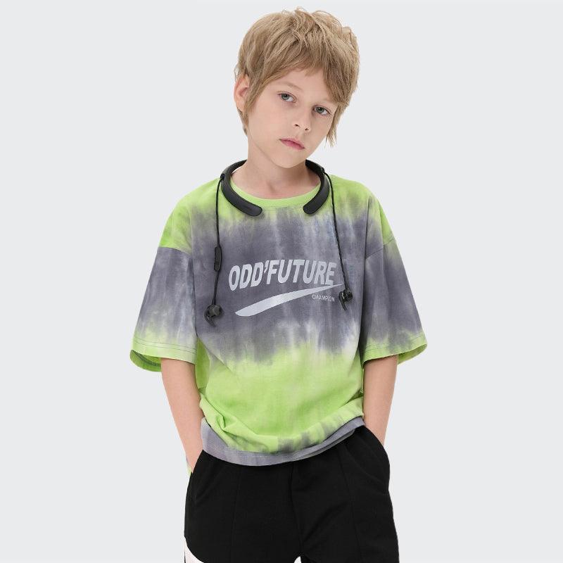 Trendy Brand Hip-Hop Loose T-Shirt In Big Kids - Almoni Express