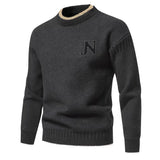 Trendy Leisure Warm Knitted Bottoming Shirt Youth Sweater - Almoni Express