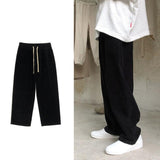 Trendy Loose Corduroy Straight-leg Trousers - AL MONI EXPRESS