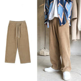 Trendy Loose Corduroy Straight-leg Trousers - AL MONI EXPRESS