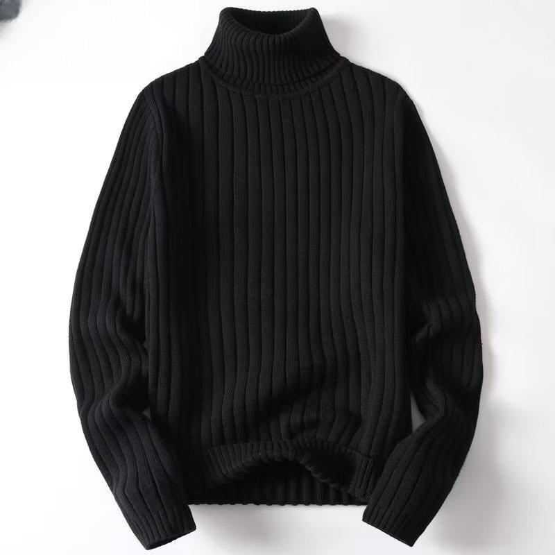 Turtleneck Sweater Warm Autumn And Winter Versatile Bottoming Shirt Men - Almoni Express