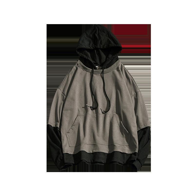 Two false hoodies with a loose hoodie - AL MONI EXPRESS