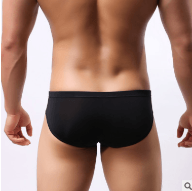 Ultra-thin Transparent Ice Silk Men's Briefs - Almoni Express