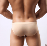 Ultra-thin Transparent Ice Silk Men's Briefs - Almoni Express