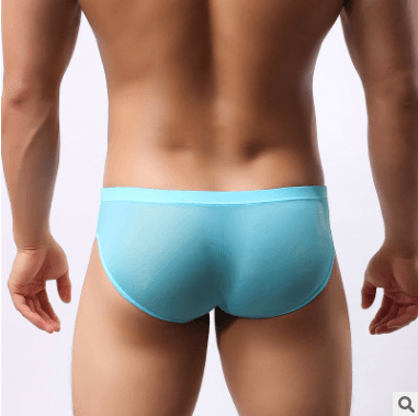 Ultra-thin Transparent Ice Silk Men's Briefs - Almoni Express