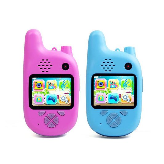 Walkie-Talkie Kids Camera Toys Mini HD Cartoon Cameras - Almoni Express