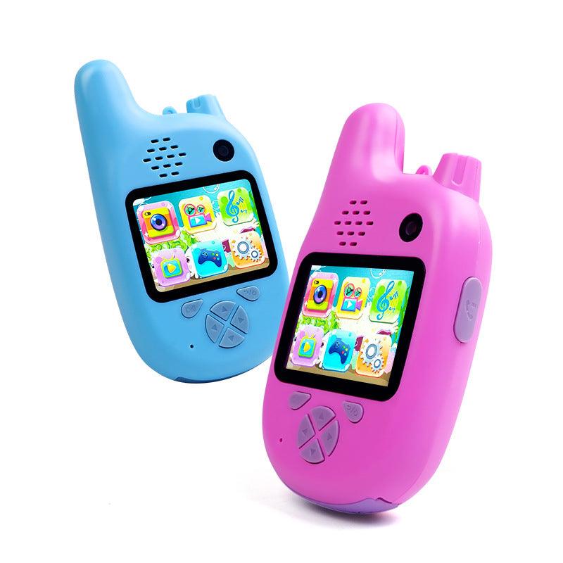 Walkie-Talkie Kids Camera Toys Mini HD Cartoon Cameras - Almoni Express