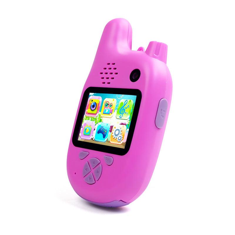 Walkie-Talkie Kids Camera Toys Mini HD Cartoon Cameras - Almoni Express