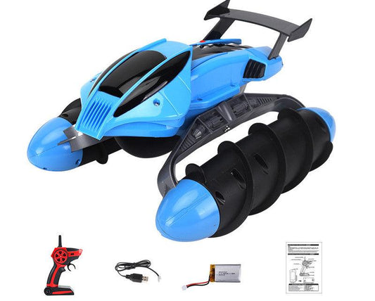 Waterproof Amphibious Wireless Remote Control Electric Speedboat - Almoni Express