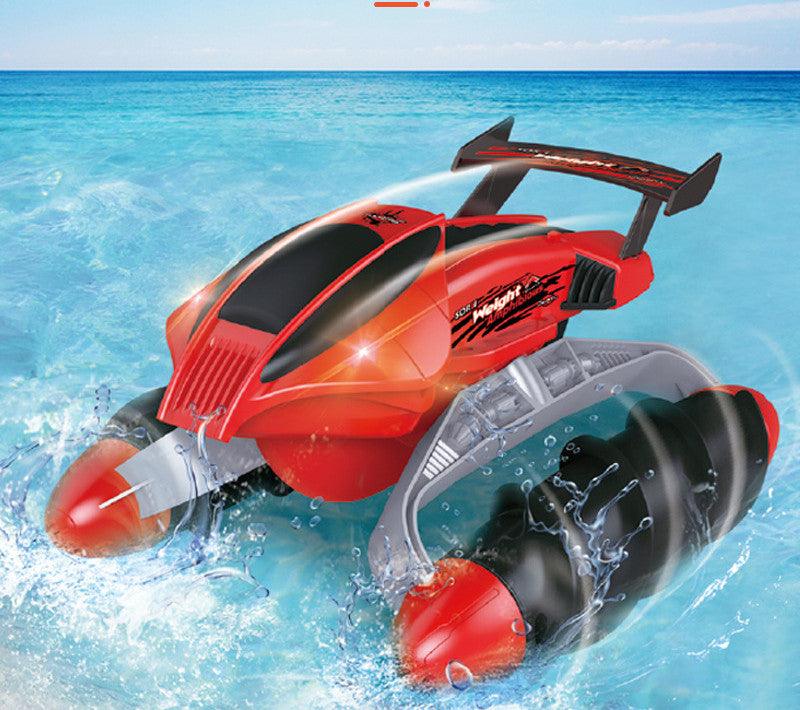 Waterproof Amphibious Wireless Remote Control Electric Speedboat - Almoni Express