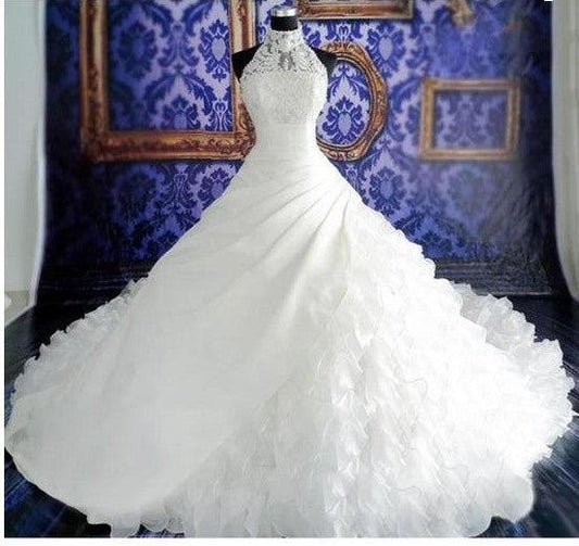 Wedding Dress Wholesale, Wedding High-end Wedding Dress With Big Tail - Almoni Express