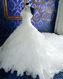 Wedding Dress Wholesale, Wedding High-end Wedding Dress With Big Tail - Almoni Express