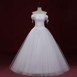 Wedding Dresses Strapless Lace - Almoni Express