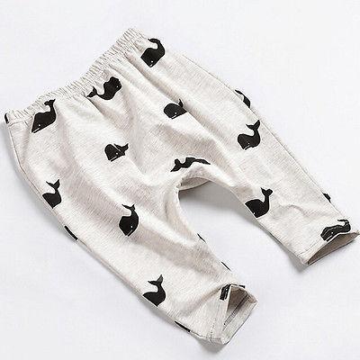 Whale Print Joggers - Almoni Express