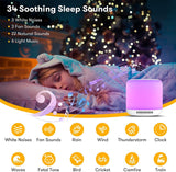 White Noise Sleep Aid Baby Colorful Lights - Almoni Express