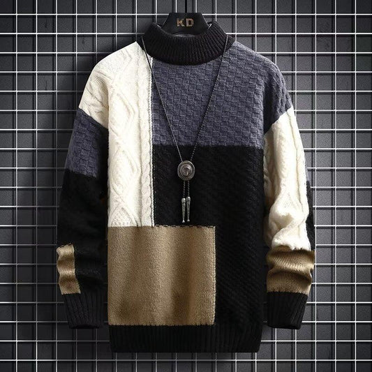 Wind Lazy Long Sleeve Pullover Casual Sweater Man - Almoni Express