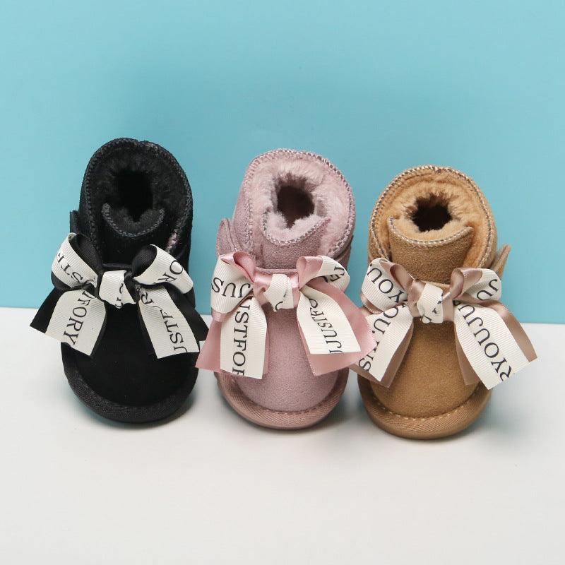 Winter 1 To 2 Years Old Baby Girls Girls Cotton Baby Children's Shoes - Almoni Express