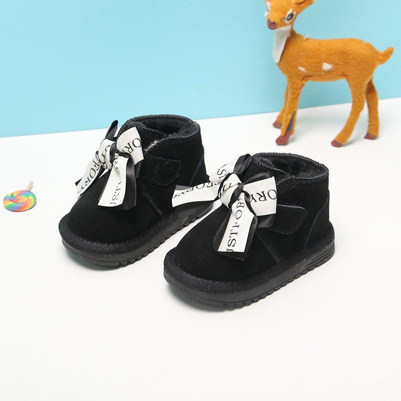 Winter 1 To 2 Years Old Baby Girls Girls Cotton Baby Children's Shoes - Almoni Express