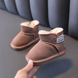 Winter Plus Cashmere Boys And Girls Snow Cotton Shoes Baby - Almoni Express