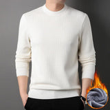 Winter Plush Pullover Sweater For Men - Almoni Express