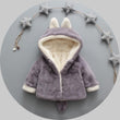 Winter popular girl's plush plush coat baby - Almoni Express