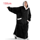 Winter TV Hoodie Blanket Winter Warm Home Clothes Women Men Oversized Pullover With Pockets - AL MONI EXPRESS