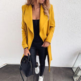 Women Long Sleeve Jacket - Almoni Express