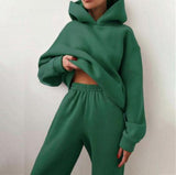 Women's Casual Hooded Sweater Two-piece Suit Clothes Hoodie Tracksuit - AL MONI EXPRESS