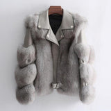 Women's Clothing Imitation Fur Women's Motorcycle Clothing Coat Autumn And Winter Young Coat - Almoni Express