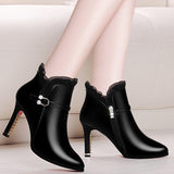 Women's Fashion All-matching High Heel Boots - AL MONI EXPRESS