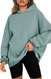 Women's Hooded Pullover Oversized Loose Sweater - AL MONI EXPRESS