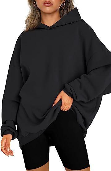 Women's Hooded Pullover Oversized Loose Sweater - AL MONI EXPRESS