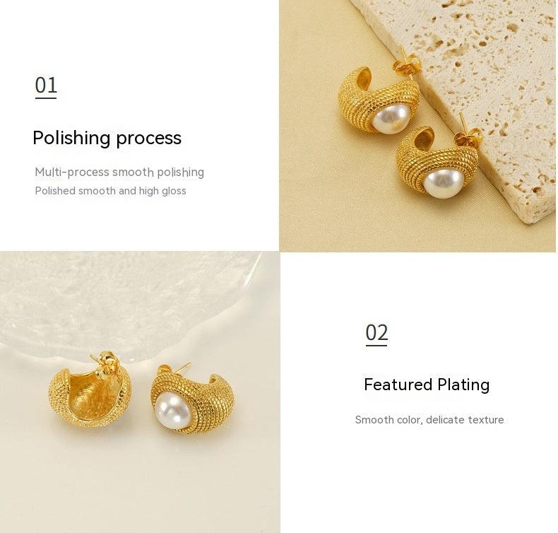 Women's Light Luxury French Simplicity Fashion Design Sense Earrings - AL MONI EXPRESS