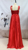 Women's Temperament Long Banquet Evening Dress Suspenders Sequined Large Skirt - Almoni Express