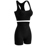 Women's Wireless Sports Yoga Bra And Shorts Suit - AL MONI EXPRESS