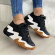 Women Shoes Lace-up Sports Sneakers - AL MONI EXPRESS