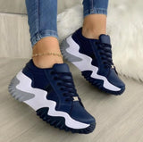 Women Shoes Lace-up Sports Sneakers - AL MONI EXPRESS