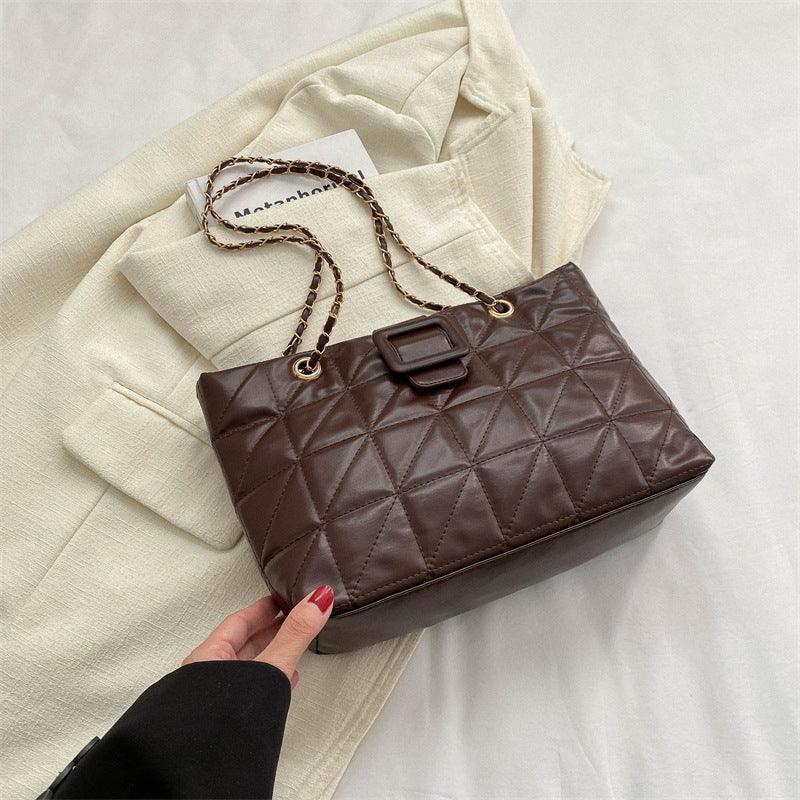 Women Shoulder Bags New Trendy Chic Chanel-style Rhombus Chain Bag - AL MONI EXPRESS