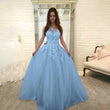 Women Wedding Dress Sleevless Flowers Lace Dress - Almoni Express