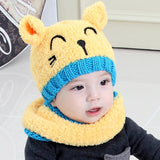 Wool scarf baby hat - Almoni Express