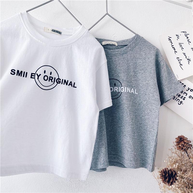 Xiaojiejia Children"s Clothing Boys" Summer Clothing New Boys" T-shirt Summer Children"s Short Sleeve Baby Half Sleeve Top - Almoni Express