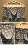 Youth Cartoon Printed Breathable Waist Boxer Shorts - Almoni Express