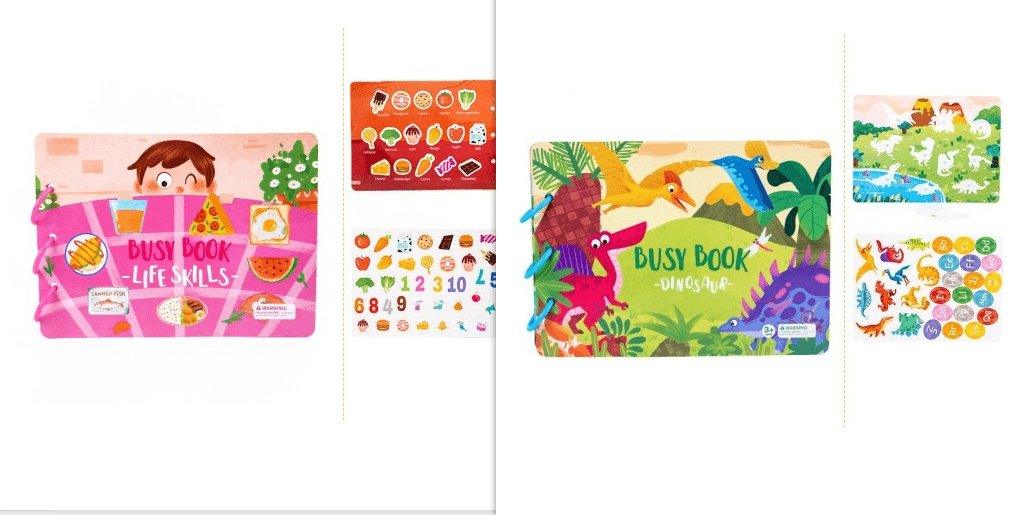 Children's Busy Book Educational Toys Repeated Paste - AL MONI EXPRESS