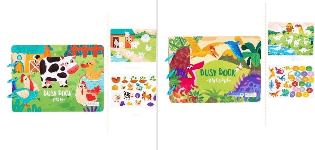 Children's Busy Book Educational Toys Repeated Paste - AL MONI EXPRESS