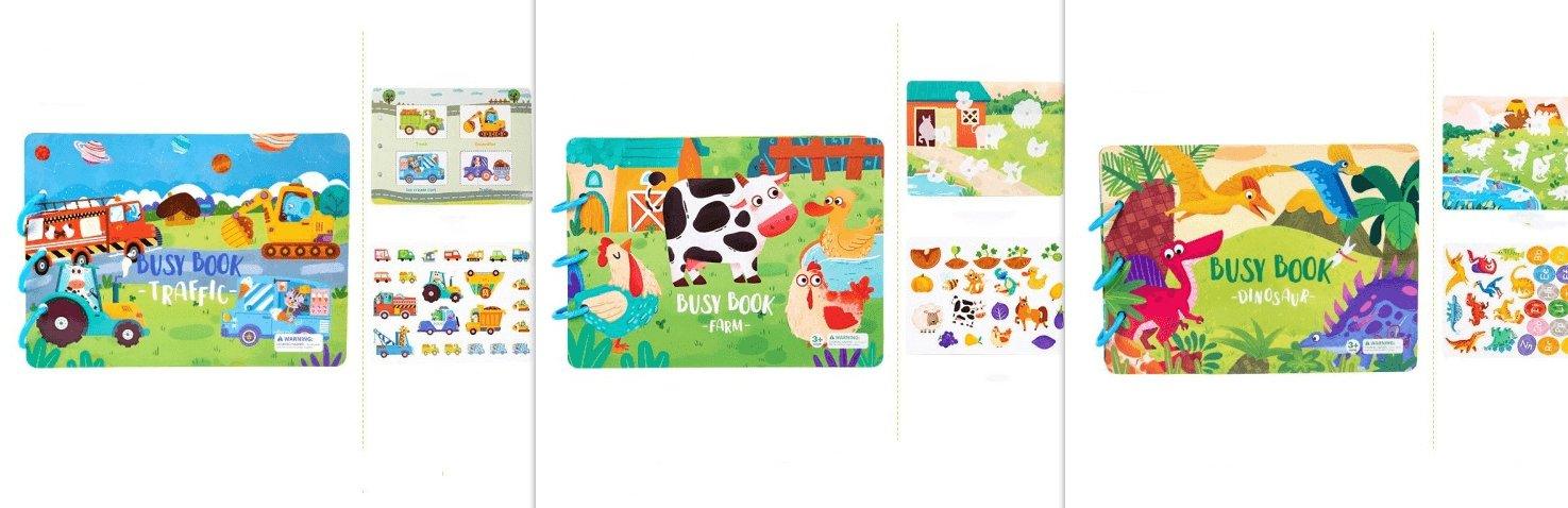 Children's Busy Book Educational Toys Repeated Paste - AL MONI EXPRESS