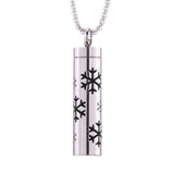 Cylinder Love Aromatherapy Pendant Perfume Essential Oil Stainless Steel Necklace - AL MONI EXPRESS