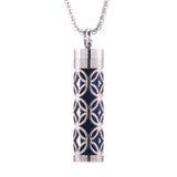 Cylinder Love Aromatherapy Pendant Perfume Essential Oil Stainless Steel Necklace - AL MONI EXPRESS